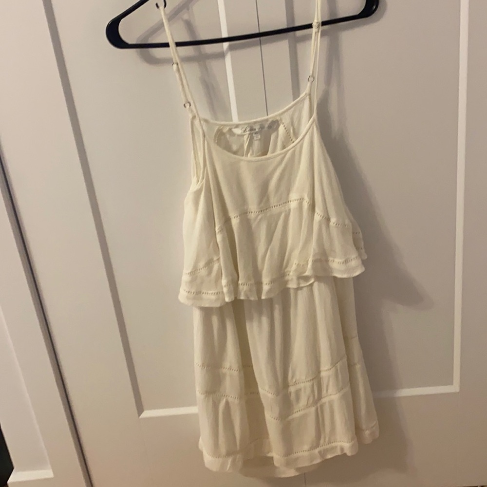 Lovers + Friends Cream Mini Dress